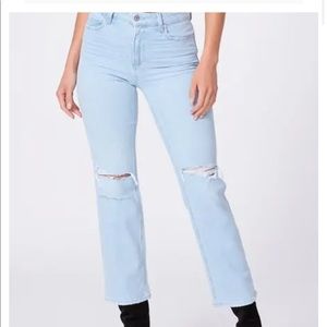 Paige Relaxed Colette Crop Jeans 25